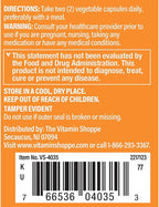 The Vitamin Shoppe Immune Essentials - Vitamina C, Vitamina D3, Zinc y Extracto de Saúco (60 Cápsulas)