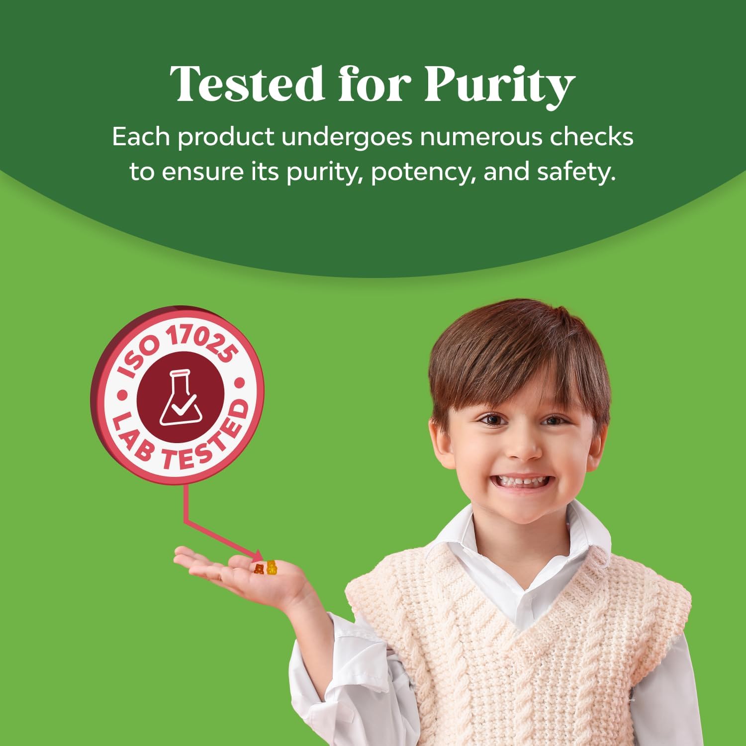 Natures Craft Gominolas Multivitamínicas para Niños - Vegano - 14 Vitaminas y Minerales Esenciales - 120 Unidades