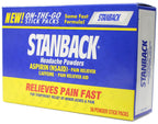 Polvos para el Dolor de Cabeza Stanback, 50 sobres - Aspirina y Cafeína