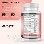 DrPKLyfe Complemento para Cabello, Uñas y Piel - 90 Cápsulas