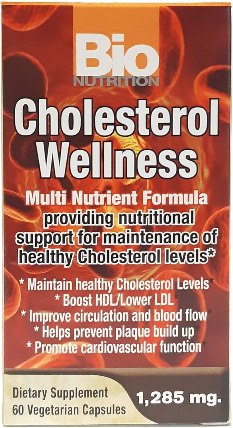 Bio Nutrition Cholesterol Wellness 60 VGC 2 Pack