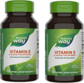 Nature's Way Vitamina E 400 UI, 100 Cápsulas Blandas, Pack de 2