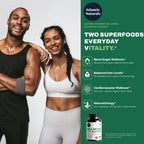 Cápsulas de Musgo Marino y Espirulina - Complemento Alimenticio Natural - 120 Cápsulas