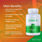 ACTIVZ GNM-X - Activador Nrf2 para Defensa Celular y Longevidad - 30 Cápsulas
