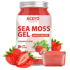 ACEYO Gel de Musgo de Mar Irlandés Sabor Fresa - 340g