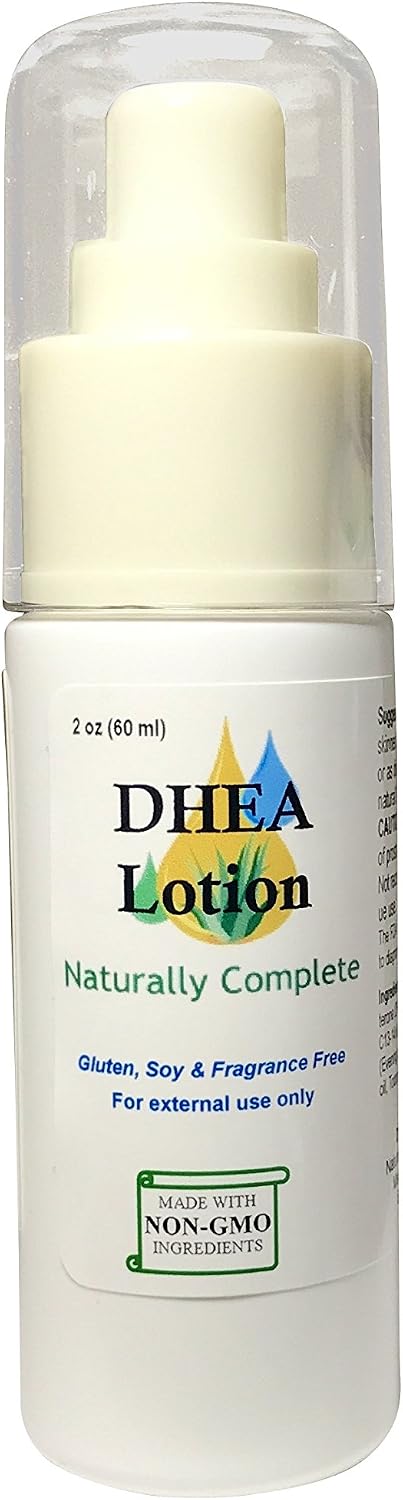 Naturally Complete DHEA para Hombres y Mujeres 2 oz - Sin OGM y Sin Fragancia