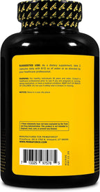 Primaforce HMB (Beta-Hidroxi Beta-Metilbutirato) 1000 mg, 180 Cápsulas - Sin Gluten y No Transgénico