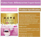 Cultivo Iniciador de Yogur Probiótico con Bifidobacterium - 10 Sobres de 1 g (0.35 oz)