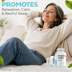 Teaveli Pharma GABA 250mg - Suplemento de GABA de Alta Absorción - 60 Cápsulas