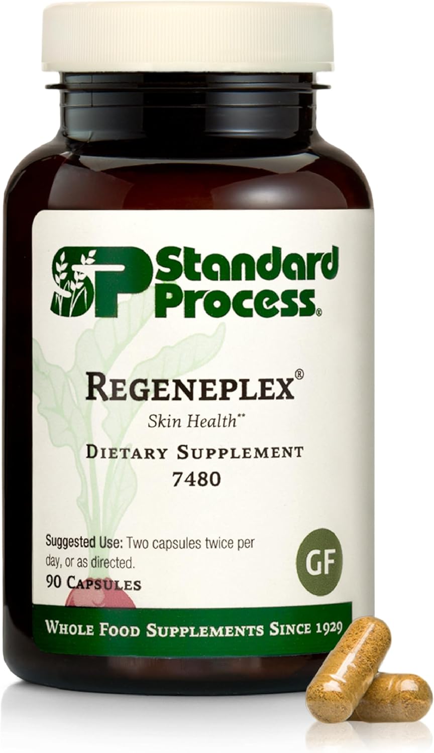 Standard Process Regeneplex - Complemento para la piel con Vitamina C y Zinc - 90 cápsulas