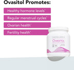 Theralogix Ovasitol Inositol en Polvo - 90 Días - Myo-Inositol y D-Chiro Inositol (400 g)