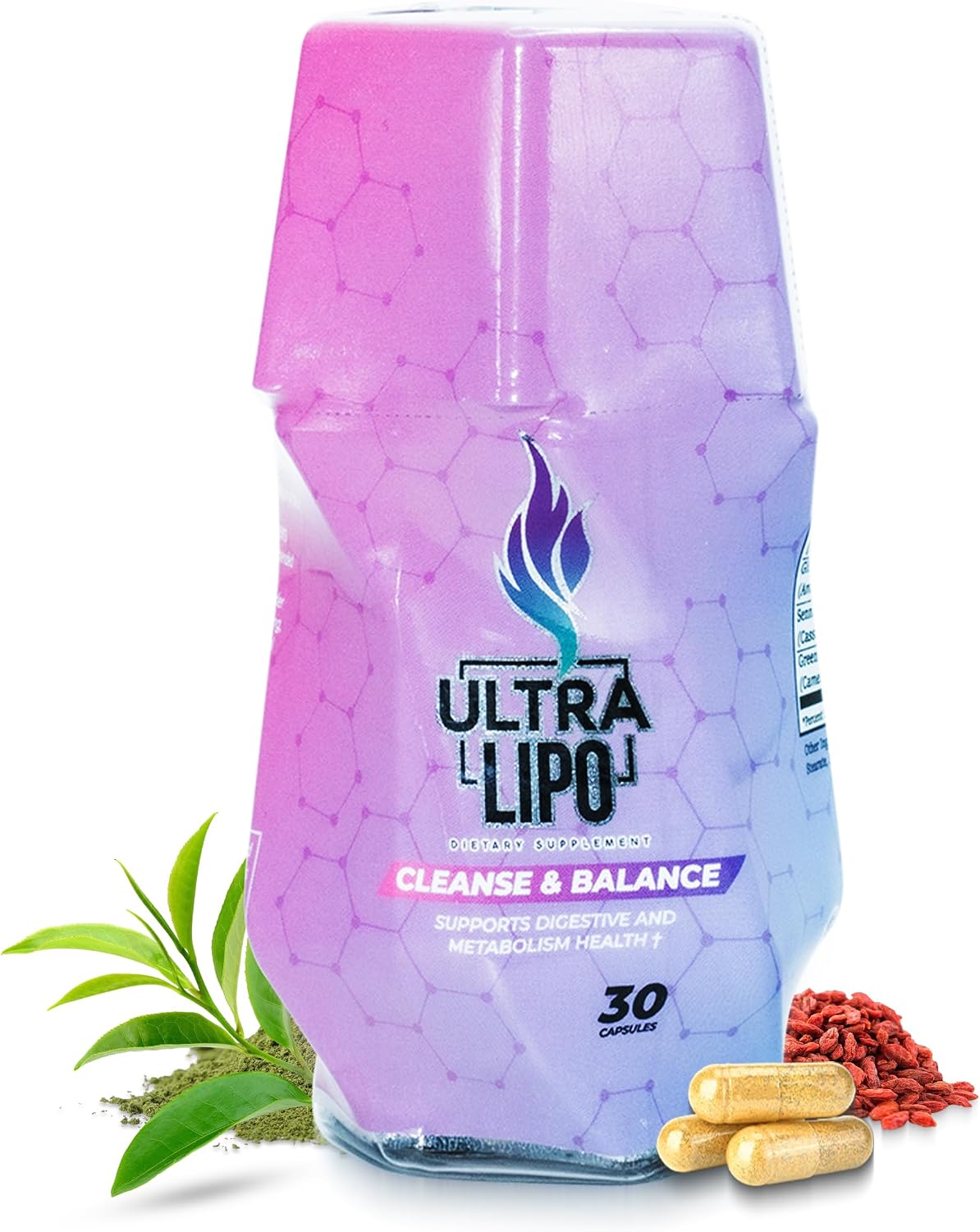 Ultralipo Natural Fat Burner & Appetite Suppressant - 30 Cápsulas