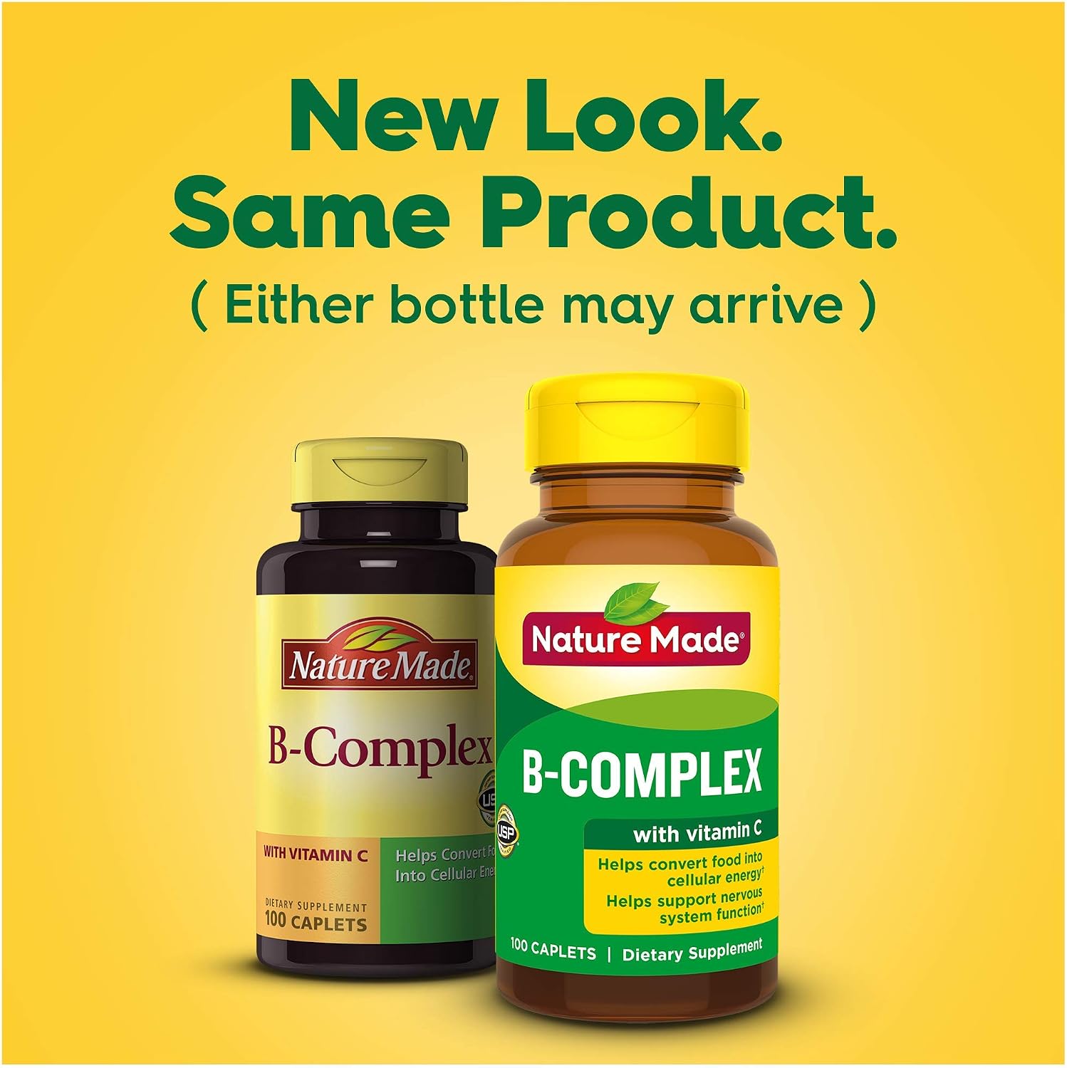 Nature Made Complejo B con Vitamina C - 100 Comprimidos (Pack de 3)