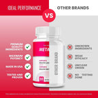 IDEAL PERFORMANCE Metafast Pills (3 Pack) - 180 Cápsulas