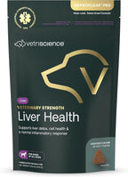 VetriScience Veterinary Strength Liver Health Chews - Suplemento Hepático para Perros, 60 Comprimidos