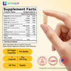ESTHELIV® Super B Complex con PQQ - 60 Cápsulas Vegetales