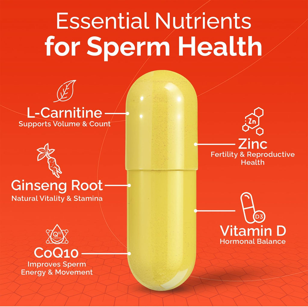 Conceive Plus Motility Support para Hombres, 60 Cápsulas