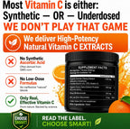 Vitamina C Natural de Acerola y Camu Camu en Polvo con Bioflavonoides - 90 Dosis