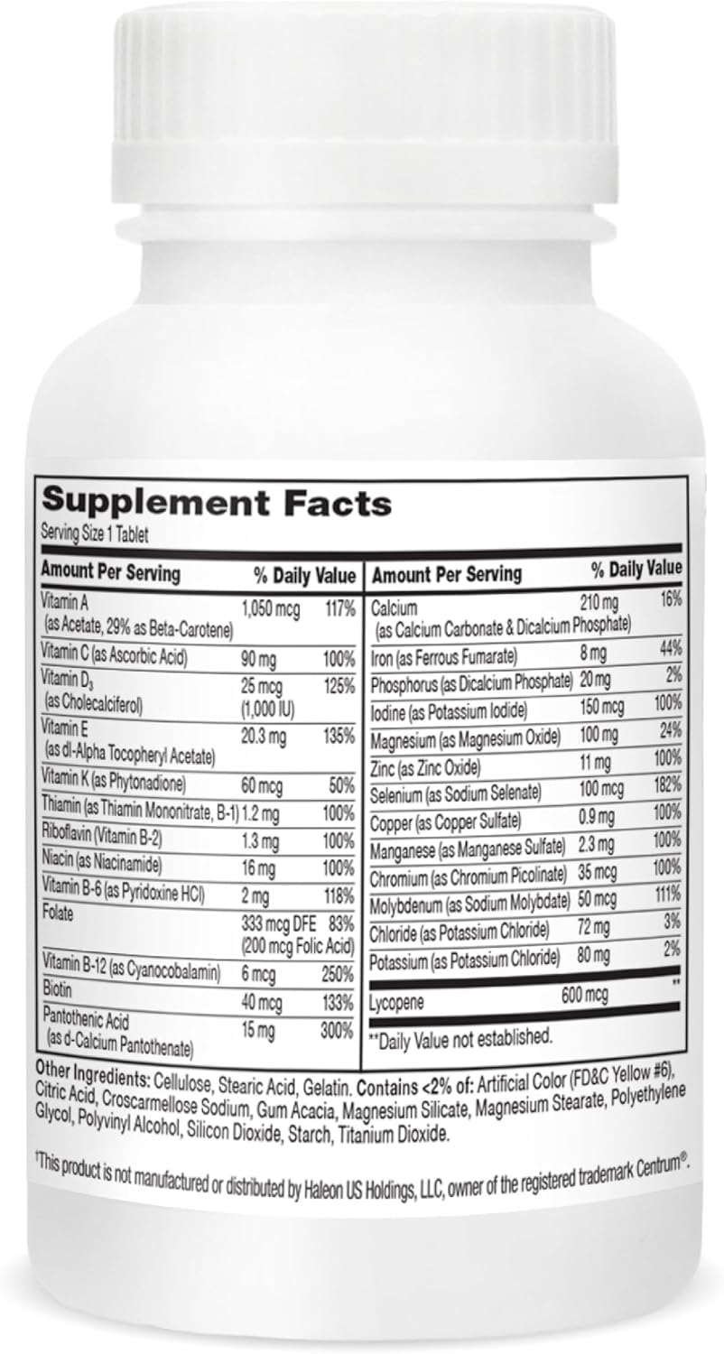 21st Century Sentry Men Multivitamin, 120 Comprimidos