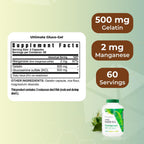 Youngevity Ultimate Gluco-Gel - para Tendones, Huesos y Cartílago | Glucosamina, Gelatina y Manganeso | 240 Cápsulas | 2 Envases