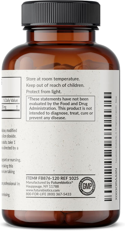 Futurebiotics Rhodiola Rosea en Polvo – Cápsulas Vegetarianas Adaptógenas, 120 Unidades – Image 3