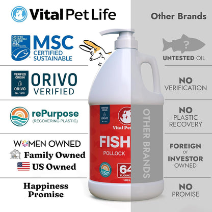 Aceite de Pescado para Perros - Piel y – Certificaciones: Aunque no es obligatorio, un aceite sostenible y de una – Image 5