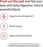 ACTIVATEDYOU Daily Digestive Tonic - Tónico Digestivo Diario con Kombucha, Vinagre de Manzana, Prebióticos y Vitamina C - Sabor Berry Lemonade (30 Servicios)