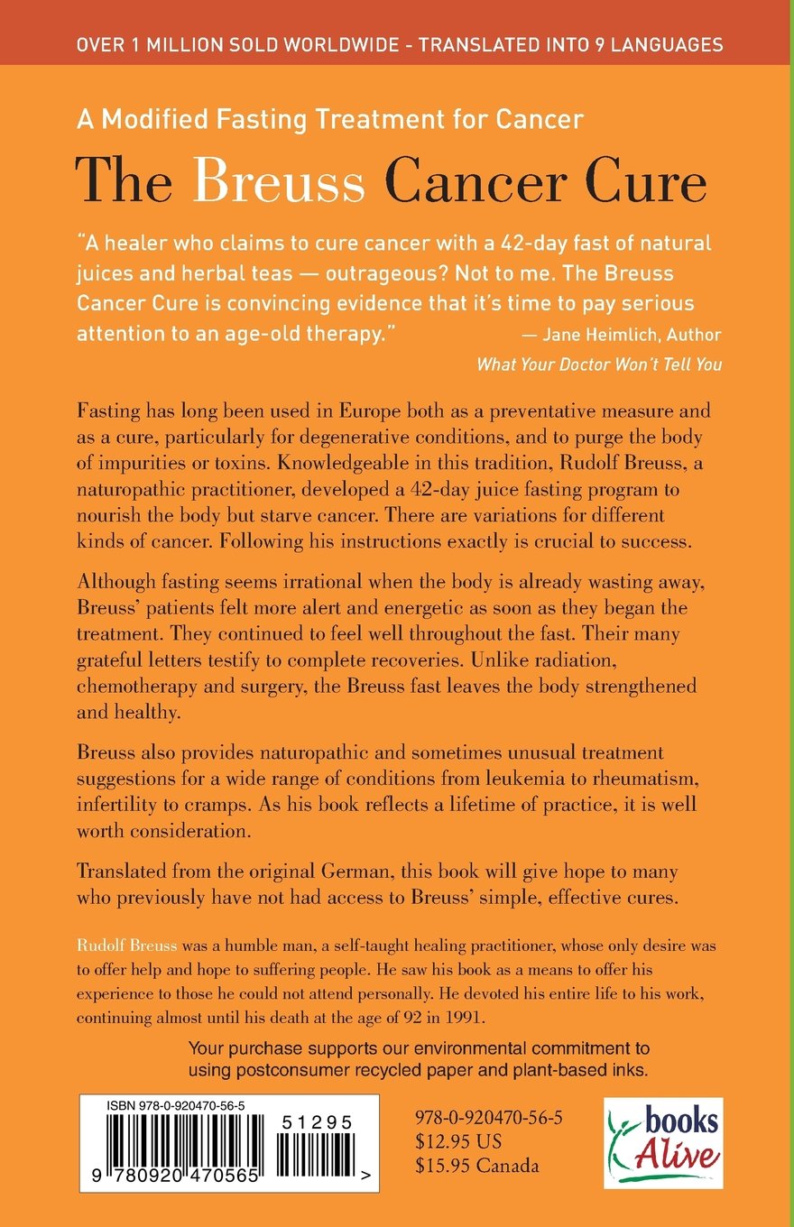 The Breuss Cancer Cure: A Book on Nutrition and Leukemia