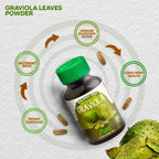 Amazon Andes Graviola Orgánica Cápsulas 400mg - 100 Cápsulas Vegetarianas - Annona Muricata de Perú