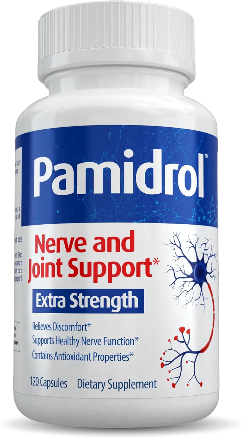 Pamidrol Extra Strength Nerve and Joint Support - 120 Cápsulas