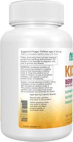 NOW Foods Kid Vits Multivitamínico Infantil, Sabor Limonada, 120 Comprimidos Masticables