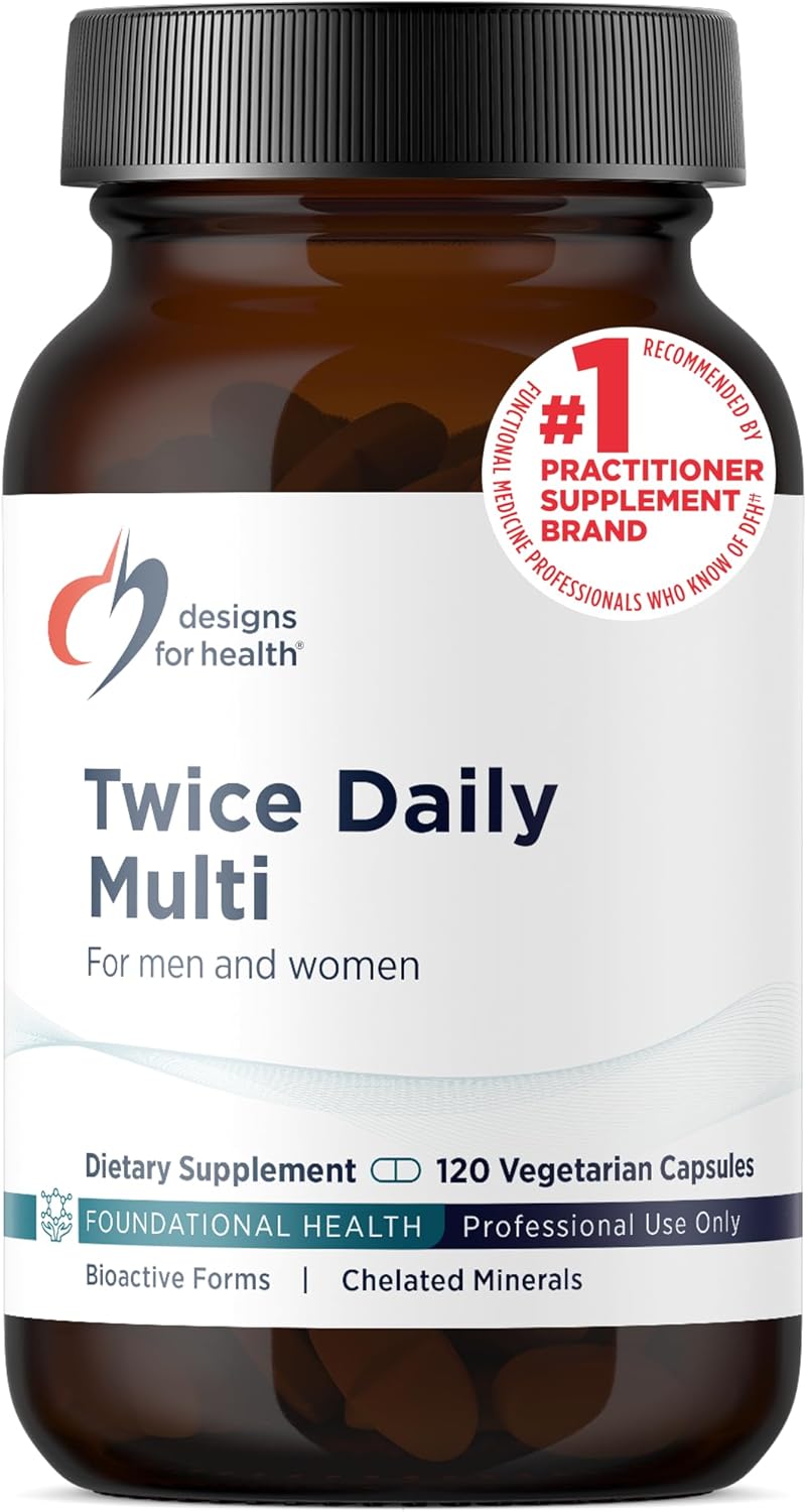 Designs for Health Multivitamínico Metilado sin Hierro - 240 Cápsulas