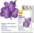 Country Life PMS Rescue - Complemento para el ciclo menstrual, 60 cápsulas veganas