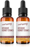 Extracto Líquido Dissolve Kidney Stones - Tintura Herbal TCM - 1 oz (Pack de 2)