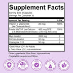 Premom Inositol Plus para Mujeres – 2000 mg Myo-Inositol y 50 mg D-Chiro Inositol (Proporción 40:1), con CoQ10, Metilfolato y Vitamina D3 – 90 Cápsulas Veganas