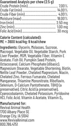 Breeder's Edge Oxy Mate Prenatal Vitamins for Dogs & Cats, Soft Chews - 60 Count