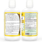 Vital Earth Minerals Bone & Wellness Support – Cal Mag Líquido + Super Multi, Multivitamínico Líquido, 2x946 ml