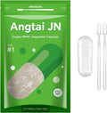 Angtai JN Cápsulas Vacías Veganas Tamaño 1 - 500 uds - Sin Gluten, No OGM, Halal