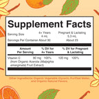 Suplemento de Vitamina C Líquida Orgánica de MaryRuth's - Gotas de Acerola - 118 ml