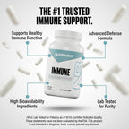 NutraBio Immune Support Supplement con EpiCor, 90 Cápsulas Vegetales