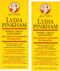 Lydia Pinkham Suplemento Herbal - 150 Comprimidos (Paquete de 2)