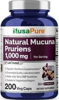 Mucuna Pruriens 1000mg | 200 Cápsulas Veganas - NusaPure