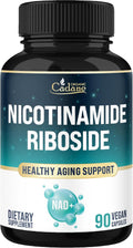 Organic Cadane Nicotinamida Ribósido 500mg | Apoyo Salud Celular | Vegano, No-GMO | 90 Cápsulas