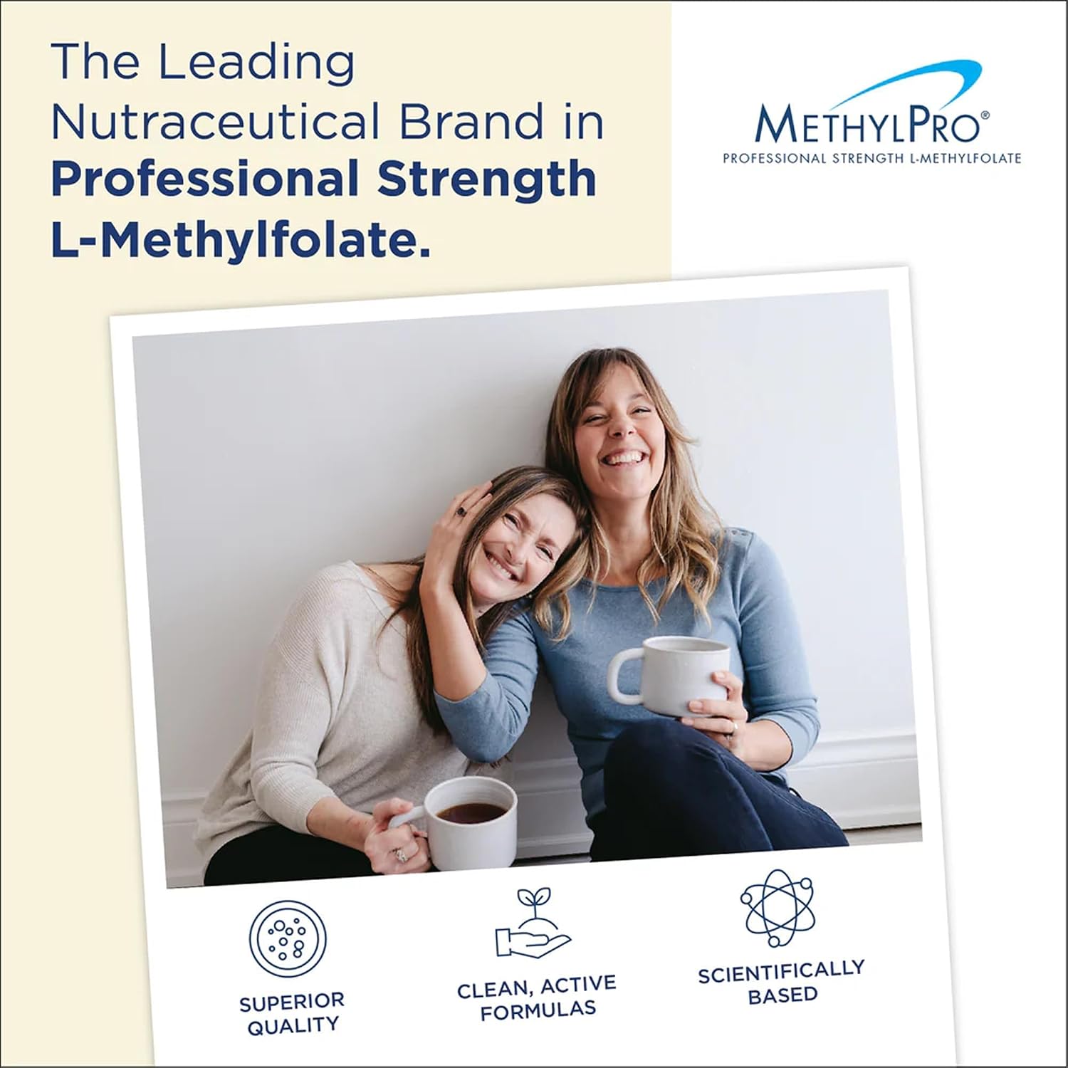 MethylPro Cofactors + L-Metilfolato 5 mg - Vitaminas B6, B12 y Magnesio - 30 Cápsulas