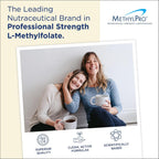 MethylPro B-Complex + L-Methylfolate 15 mg - Complejo B Metilado para Hombres y Mujeres, Apoyo Energético Celular con Folato, Niacina y Biotina - 30 Cápsulas Veganas