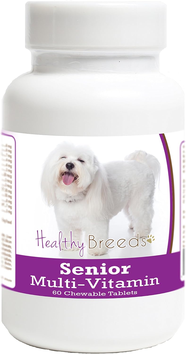 Healthy Breeds Multivitamínico Senior para Perros Coton de Tulear - 60 Comprimidos