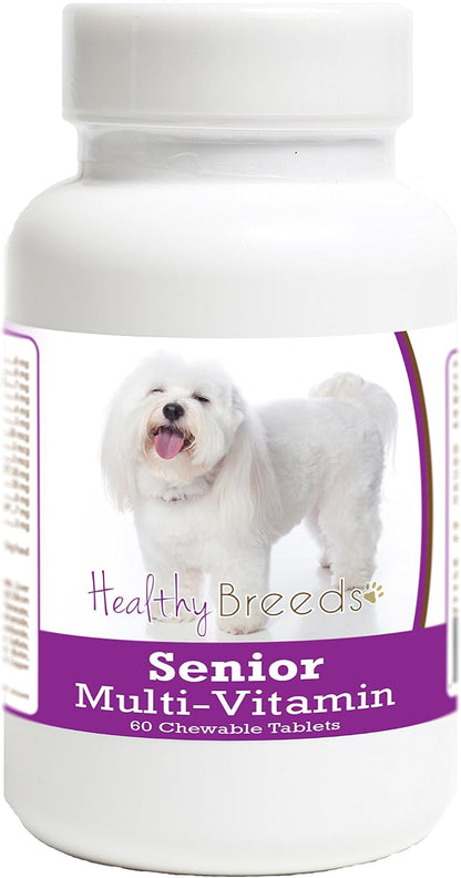 Healthy Breeds Multivitamínico Senior para Perros Coton de Tulear - 60 Comprimidos – Image 1