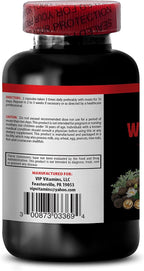 VIP Supplements Complejo de Black Walnut y Wormwood 1500 mg - 120 Cápsulas (2 Envases)