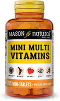 MASON NATURAL Mini Multivitamin with Iron and 12 Key Nutrients, 1 Year Supply