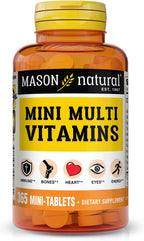 MASON NATURAL Mini Multivitamin with Iron and 12 Key Nutrients, 1 Year Supply